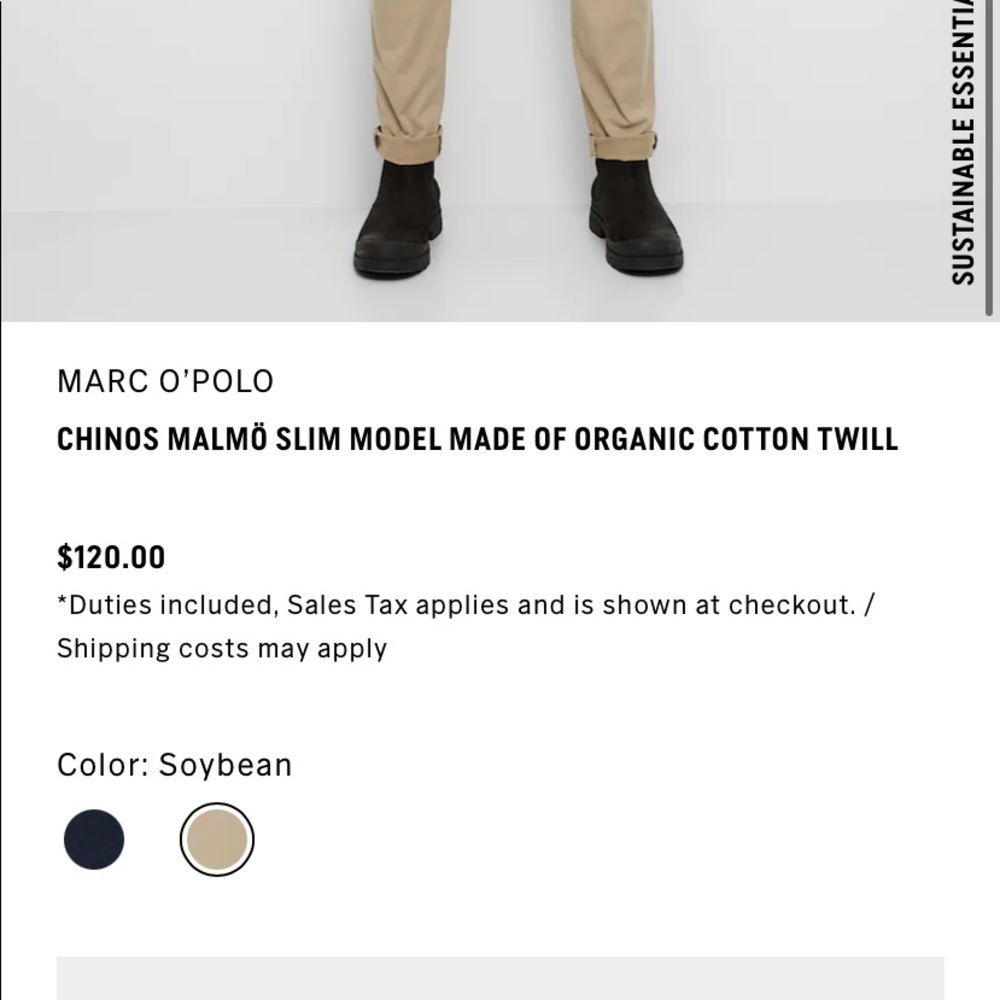 Marc O’Polo,32X30,Swedish Sustainable, Chinos, Excellent Clothier,Tapered-Leg - Picture 12 of 14